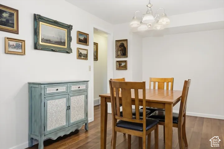 Wood-finish flooring throughout