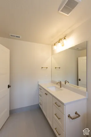 Bathroom attached to upstairs bedroom