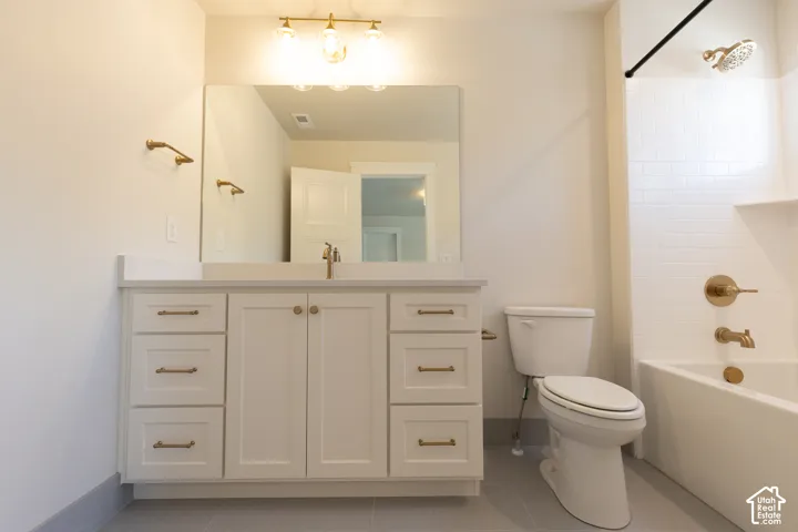 Bathroom attached to upstairs bedroom