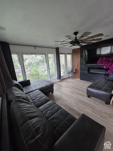 Recessed lighting and ceiling-mounted speakers