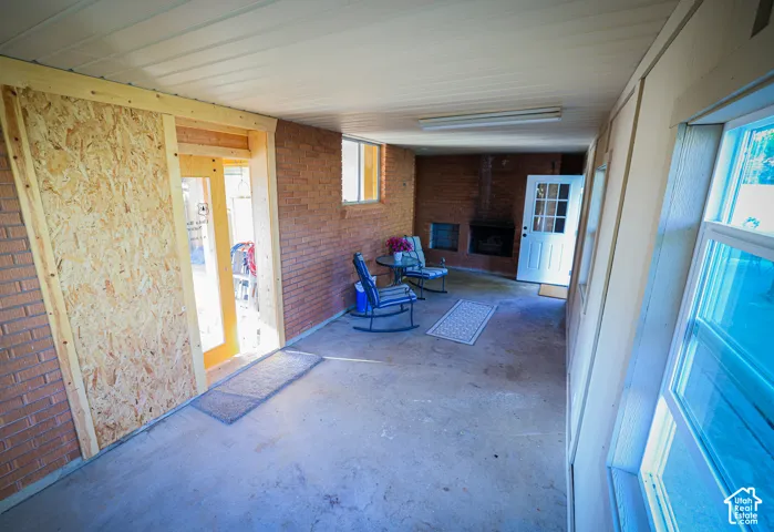 Enclosed and powered additional patio or workshop