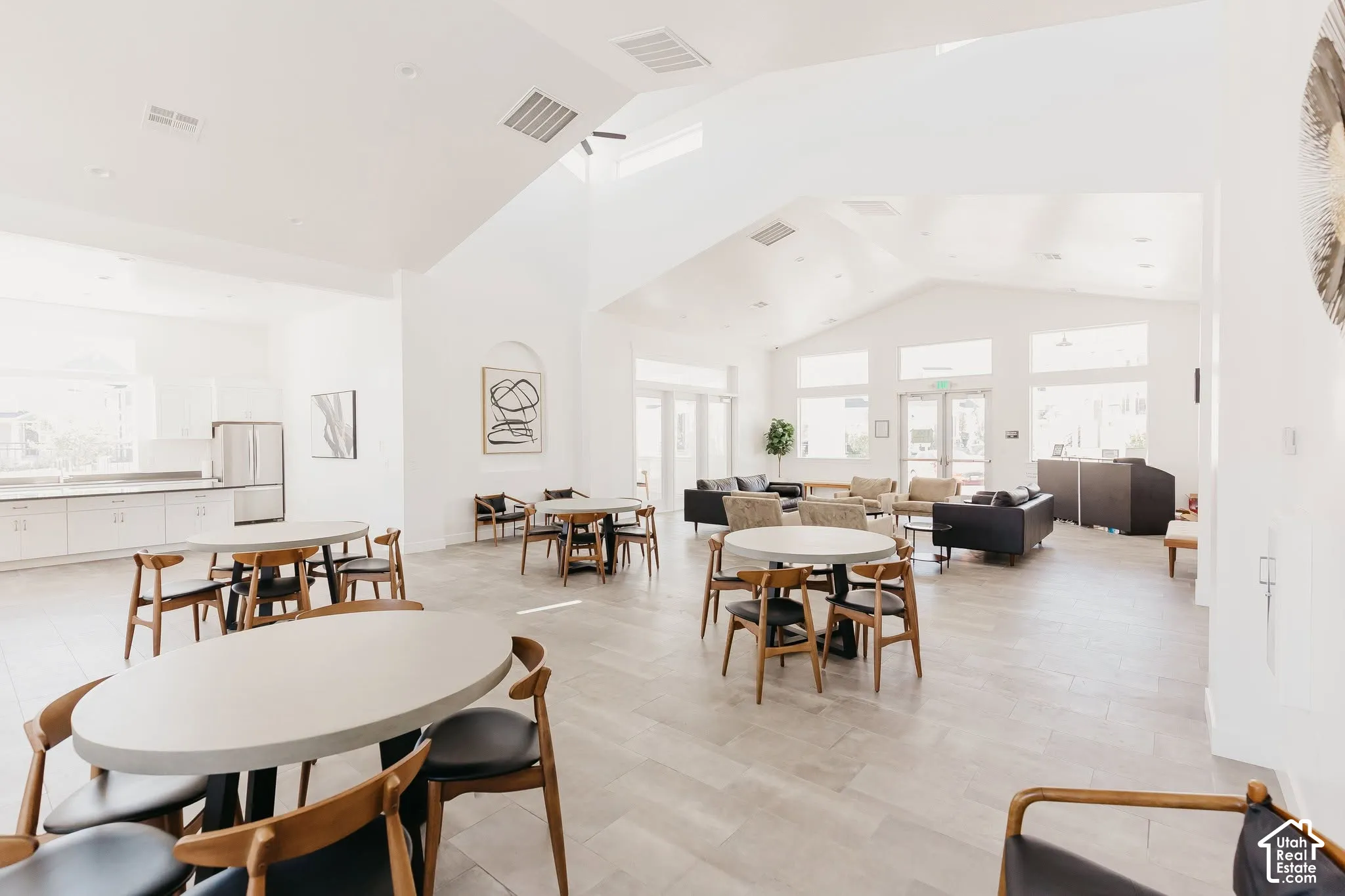 Clubhouse entertainment area