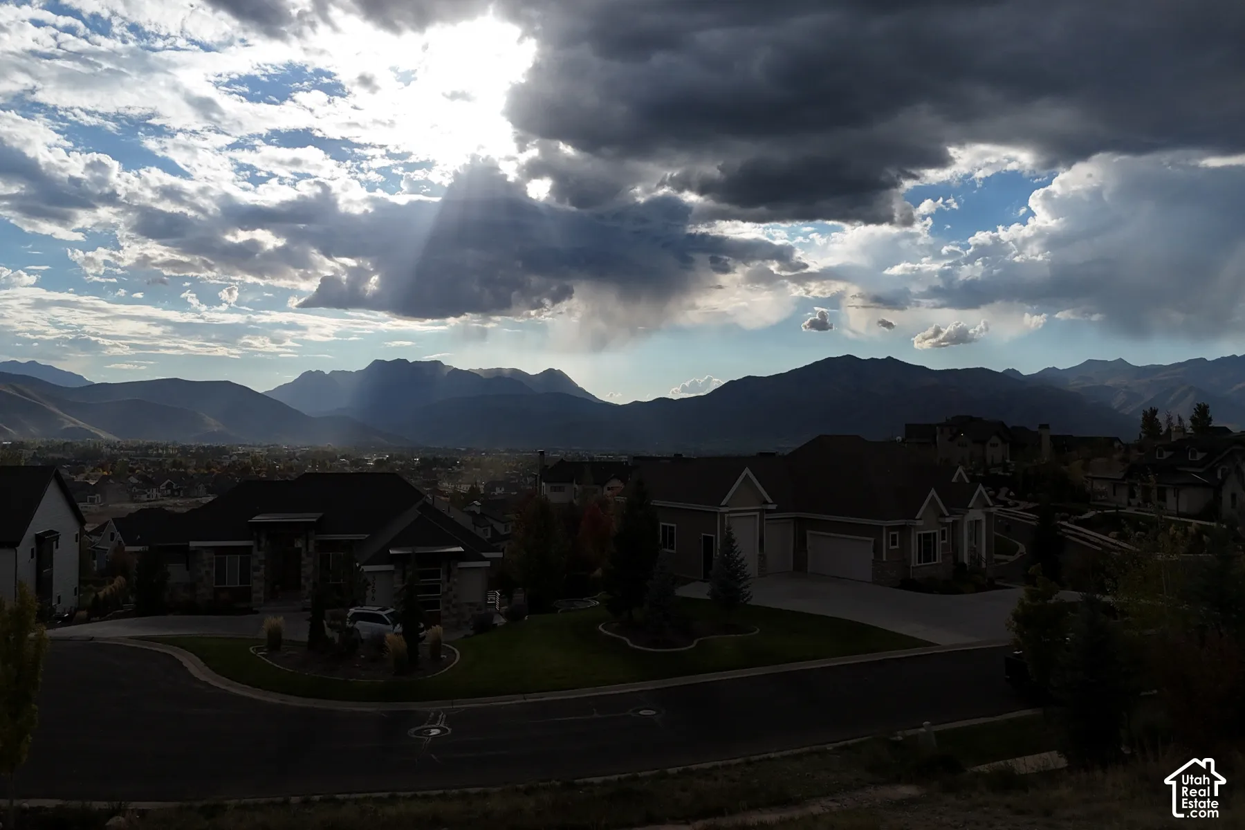 Mountain range backdrop