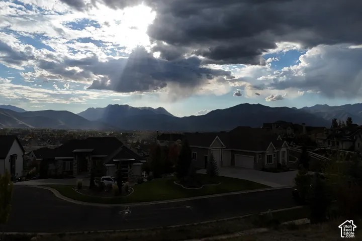 Mountain range backdrop