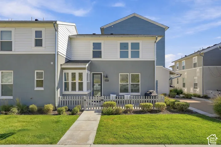 Two-story exterior with stucco and horizontal siding