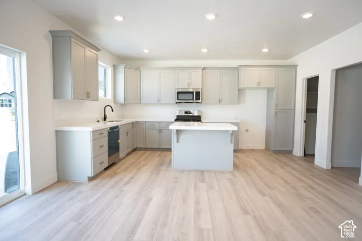 Open dining area adjacent to kitchen.