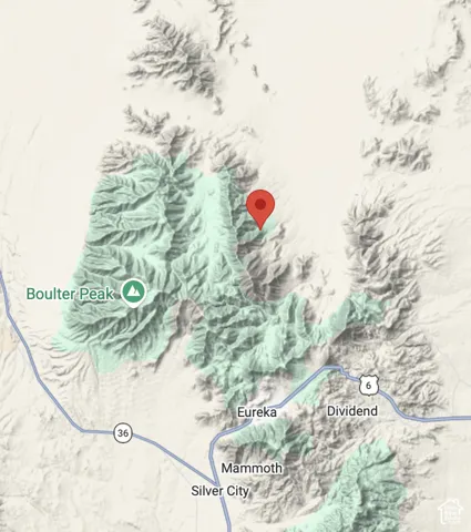 Location Map. Identifying the geographical coordinates of the property