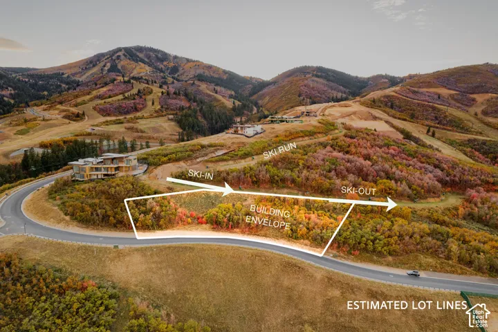 Expansive building envelope situated on a mountainous landscape with ski-in and ski-out access