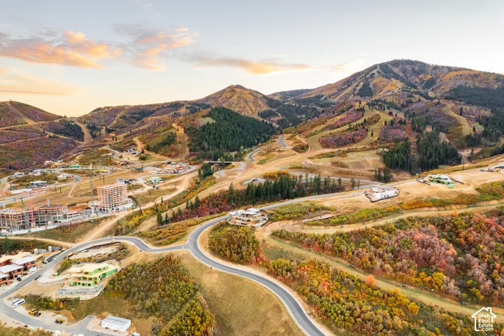 Mountain terrain with varied foliage and multiple development sites