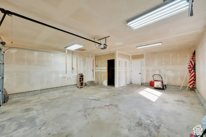 2 Car Garage with Storage Room