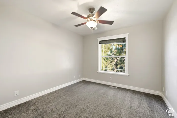 Ceiling fan with integrated lighting