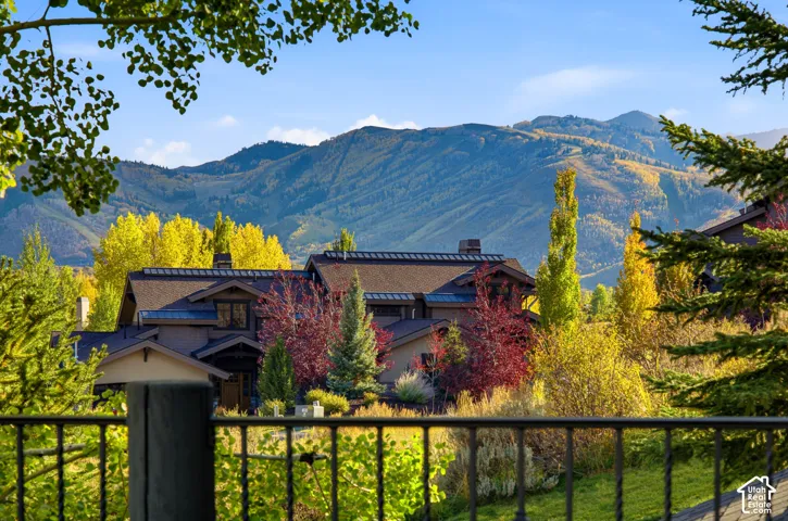 Mountain backdrop featuring expansive natural scenery