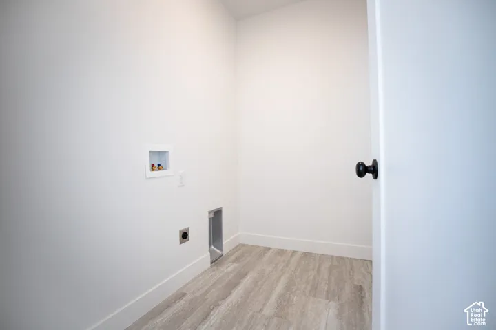 Full-size, dedicated laundry room with washer/dryer hookups.