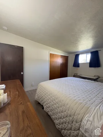 Wood-finish flooring throughout