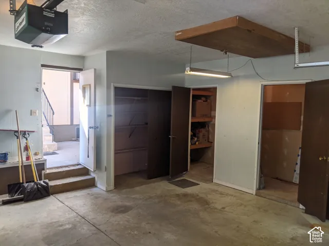 Integrated garage door opener