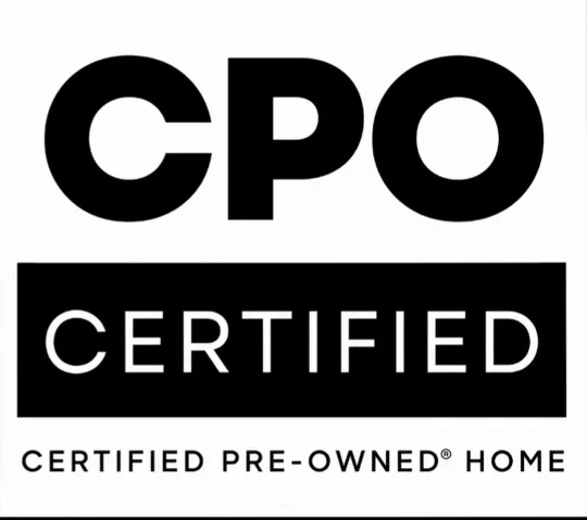 Logo. Displaying the CPO Certified Pre-Owned Home designation