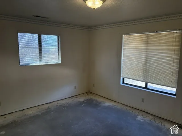 Crown molding detailing