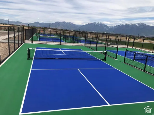 Pickleball and tennis courts