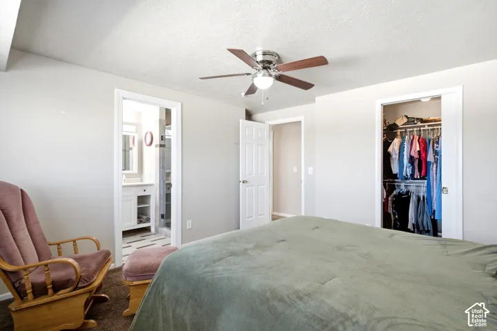 PRIMARY BEDROOM WITH WALK IN CLOSET AND PRIVATE PRIMARY 3/4 BATH