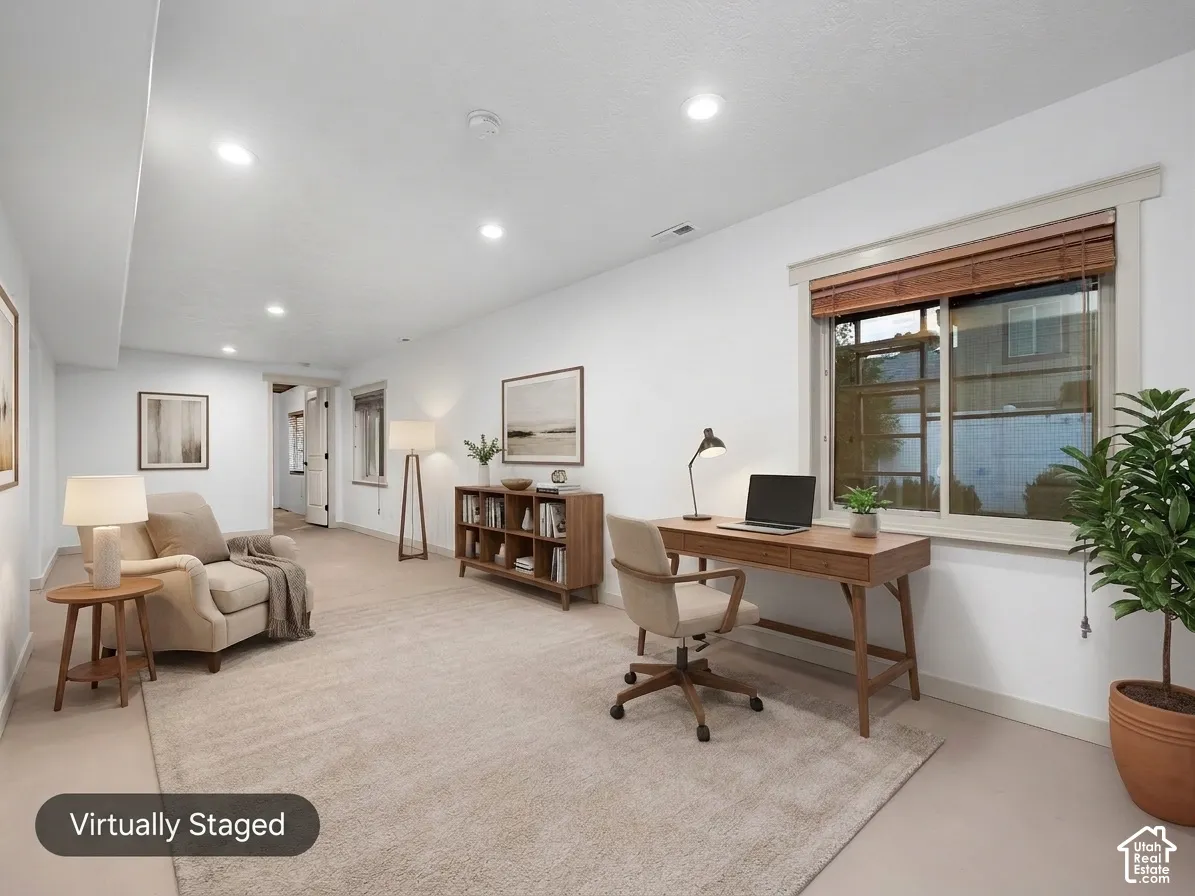 Virtually Staged - New Carpet Ordered for Basement
