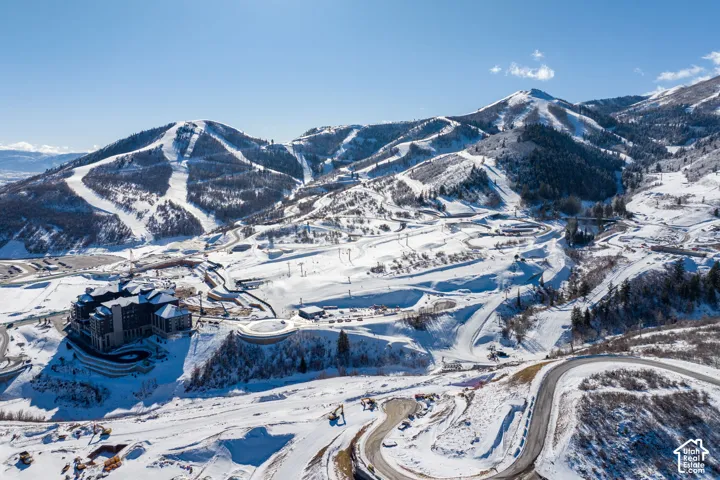 Snow-covered mountain landscape