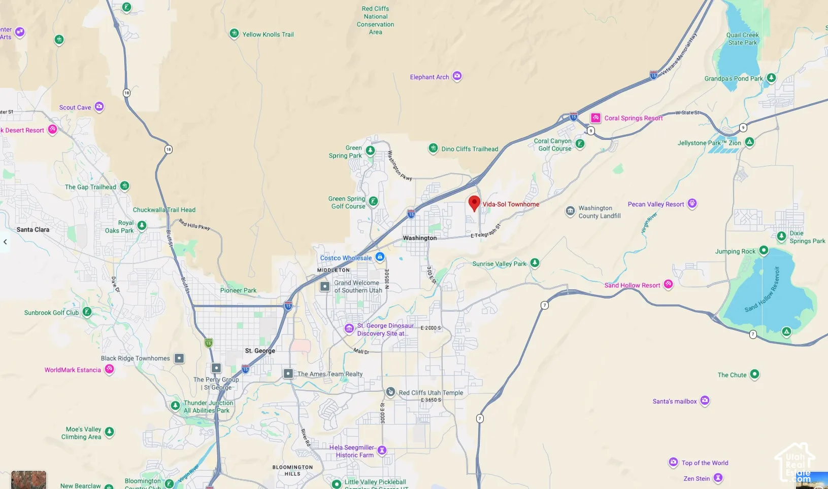 Location Map. Illustrating the geographical placement of the property within its broader context