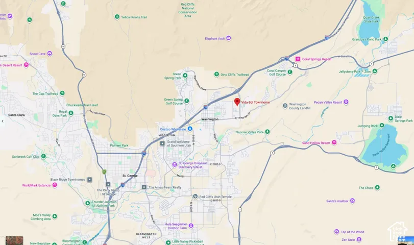 Location Map. Illustrating the geographical placement of the property within its broader context