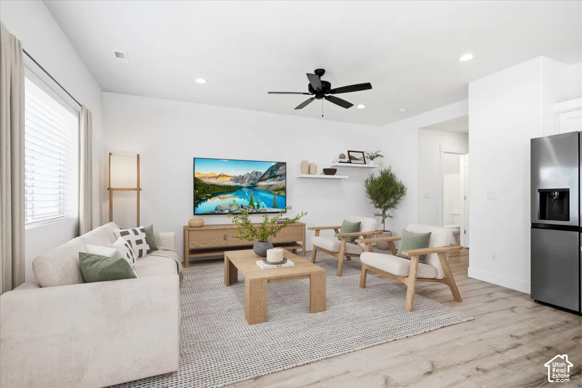 Virtually Staged Living Room