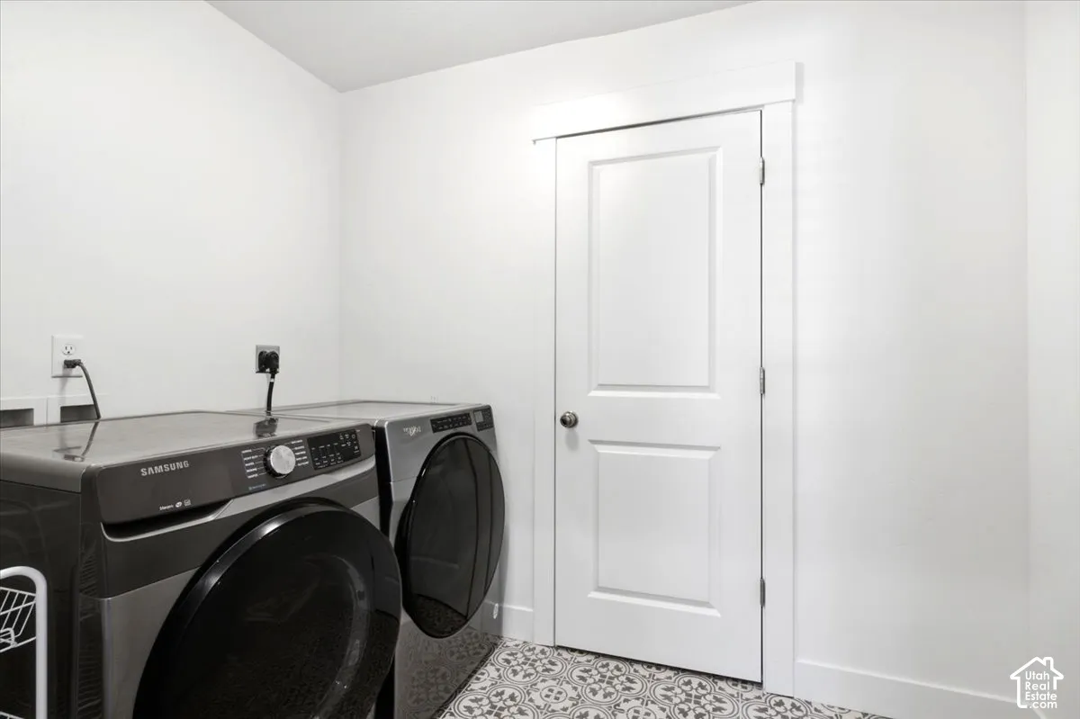 Laundry & Utility Upstairs