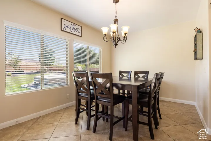 Multiple windows provide abundant natural light