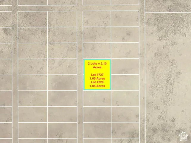 Plat Map. Indicating the division and acreage of specific lots within the property