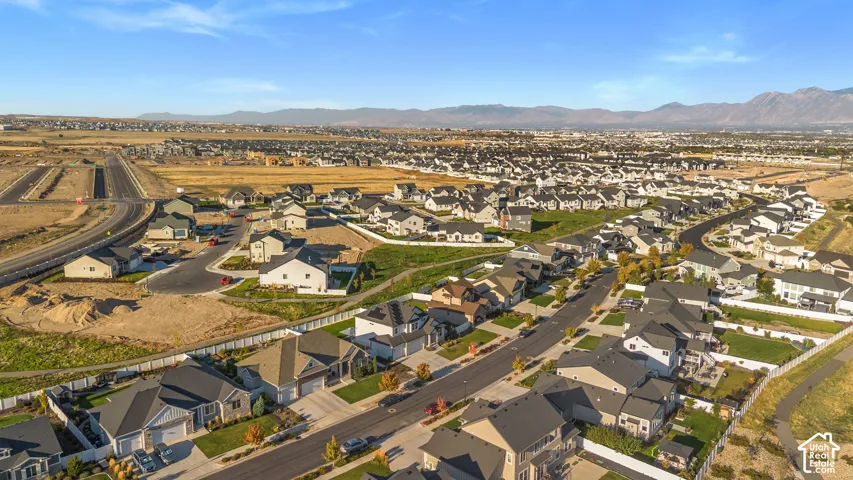 Expansive residential development with a network of paved roads and established homes