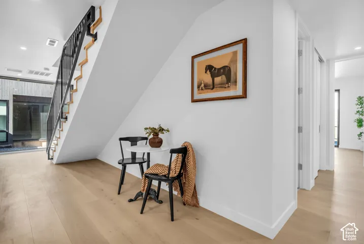 White oak wood-finish flooring