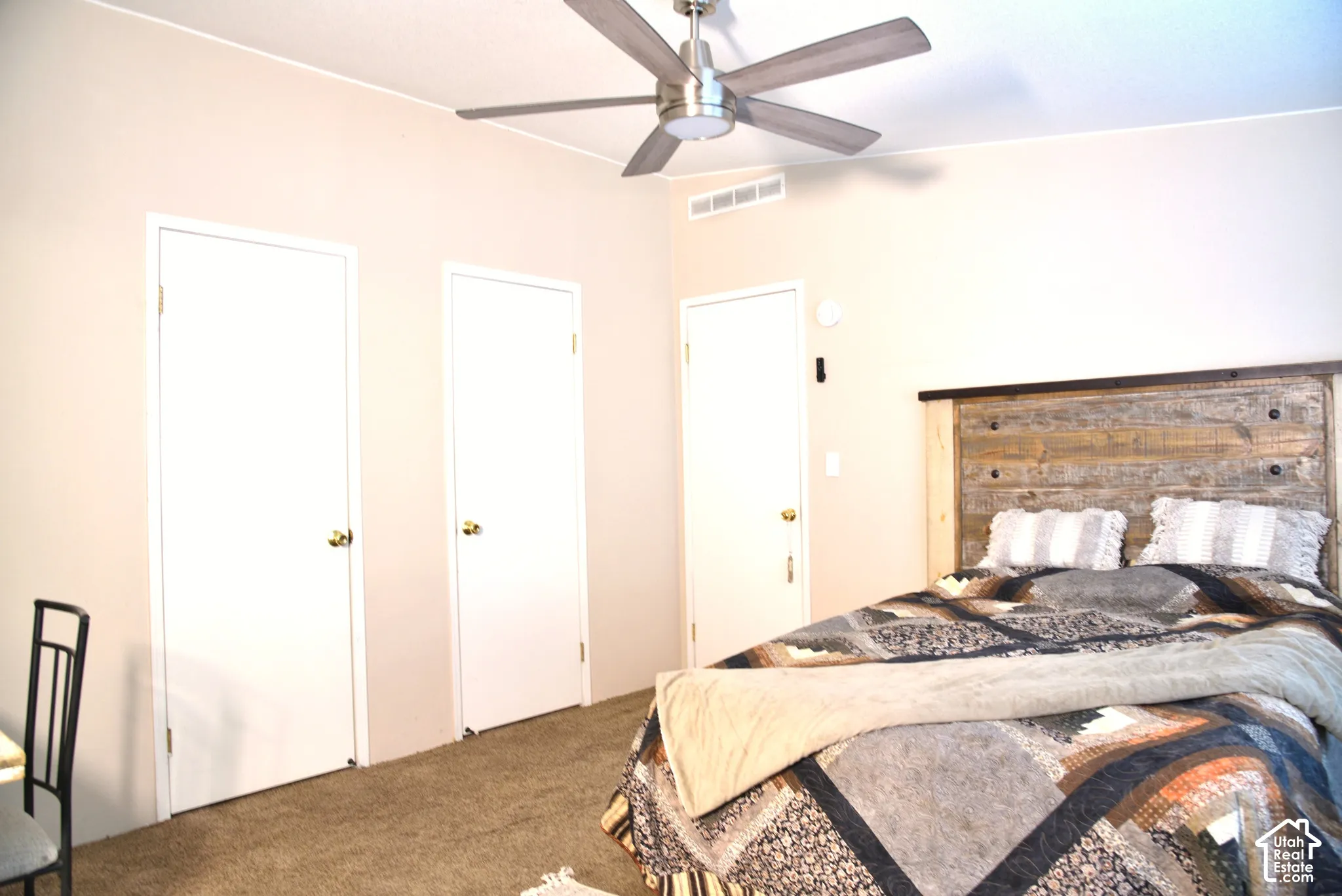 Primary Bedroom with two closets
