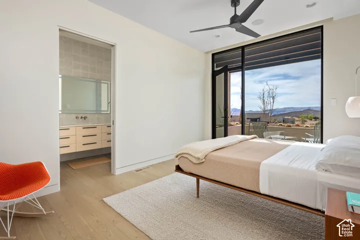 Hardwood-style flooring throughout