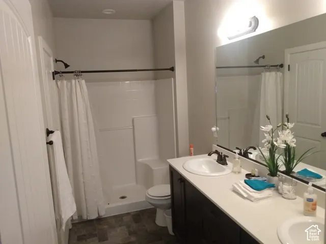 Primary en-suite bathroom provides privacy and a quiet retreat for relaxing.