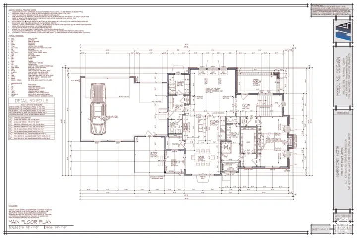 Main level Floor plan