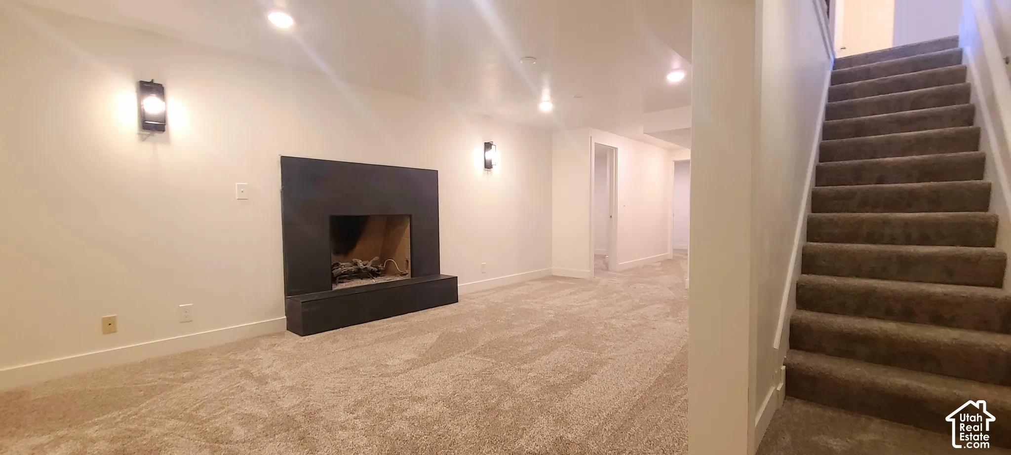 New Carpet. New Lighting. Completely redesigned basement