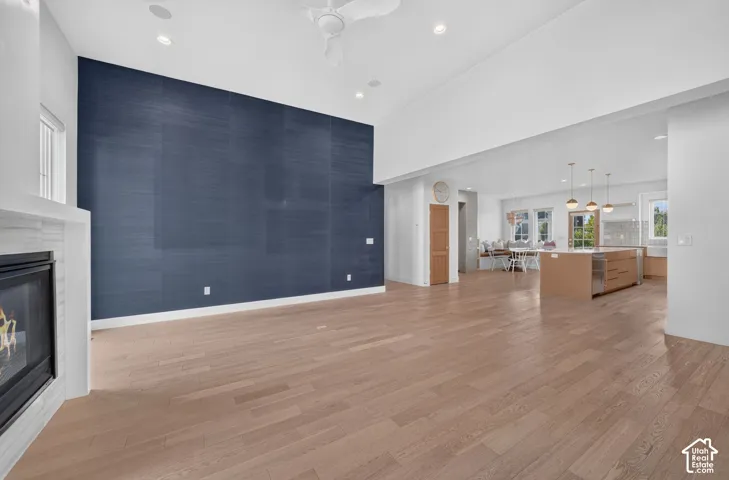 Open-concept living area