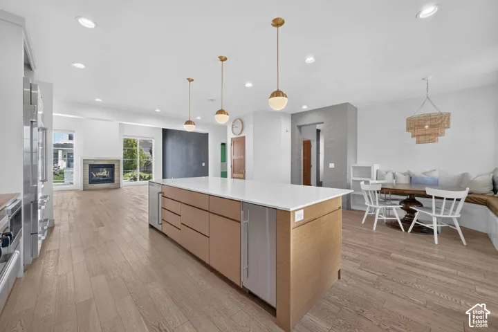 Open-concept living space