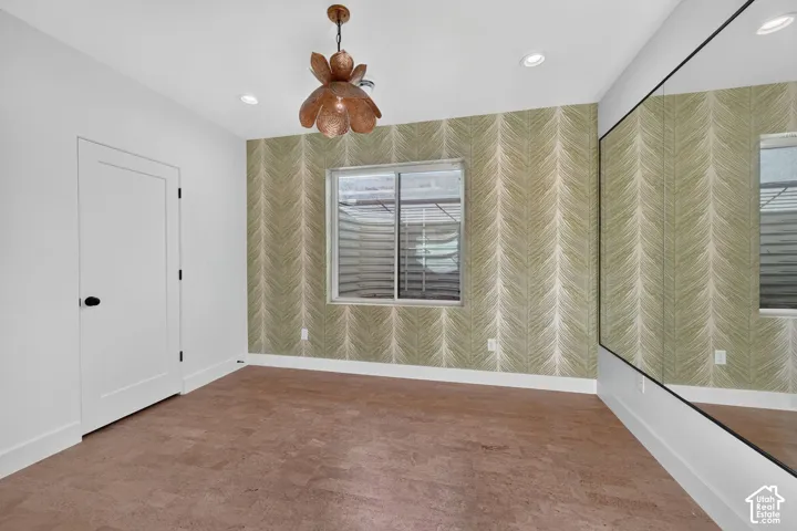 Bedroom six - currently converted to a workout space