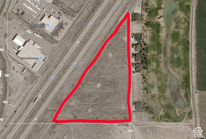 Property Survey Map. Indicating the parcel boundaries of the property