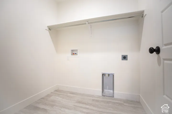 Full-size, dedicated laundry room with washer/dryer hookups.