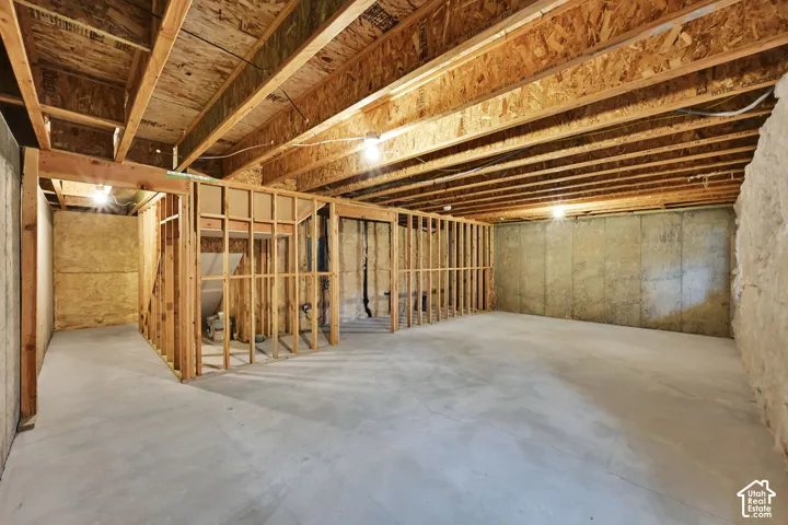 Unfinished basement