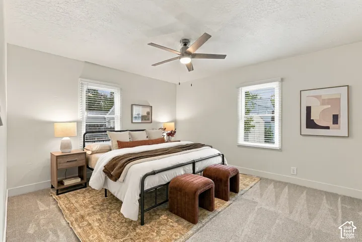Master Bedroom with 2 Spacious Closets with built in shelving/storage