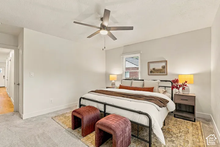 Master Bedroom with 2 Spacious Closets with built in shelving/storage