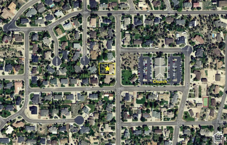 Site Plan. Aerial view illustrating the geographic positioning of the property