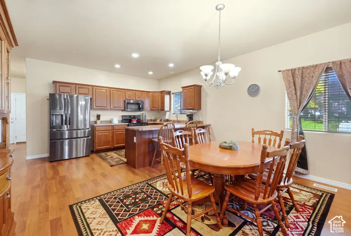 Open Kitchen/Dining/Living area.
