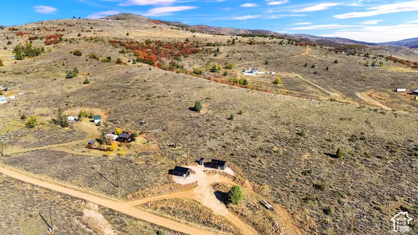 Expansive undeveloped land with scattered vegetation