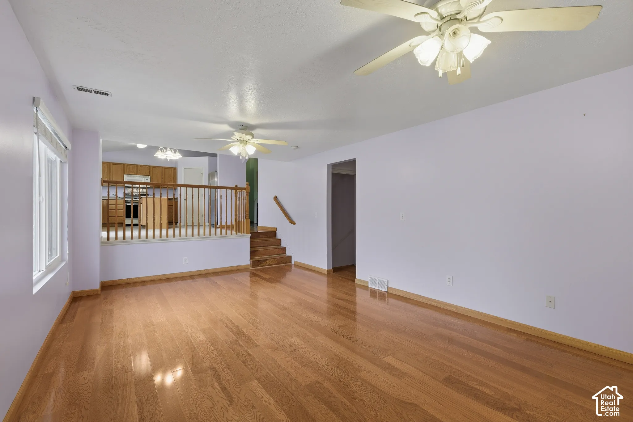 Large family room off the kitchen